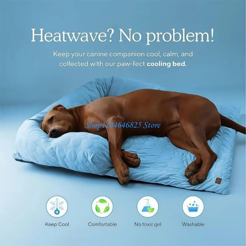 Cats Large Cooling Cushions Bed Pad Cushion Cats Cooling Bed for Hot Weather Heat Dissipation
